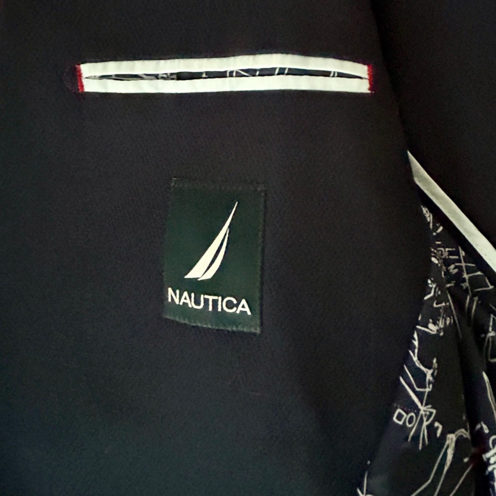 Nautica Men's Navy Sport Coat Blazer Size 38 Short - Picture 8 of 9